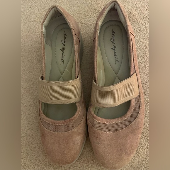 Easy Spirit Karalisa wedge Slip-On mary janes shoes tan. - Picture 2 of 8